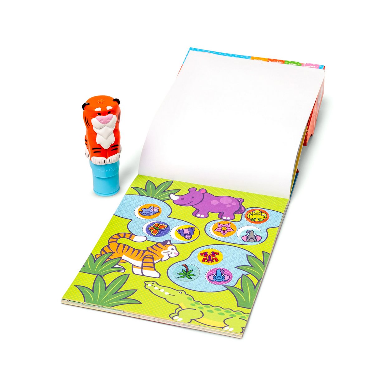 Estampador Wow Con 300 Stickers Melissa & Doug - Tigre